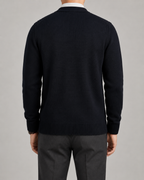 Men's Cable Knit Five-Button Cardigan
