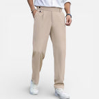 Men's Tailored Straight-Leg Dress Pants