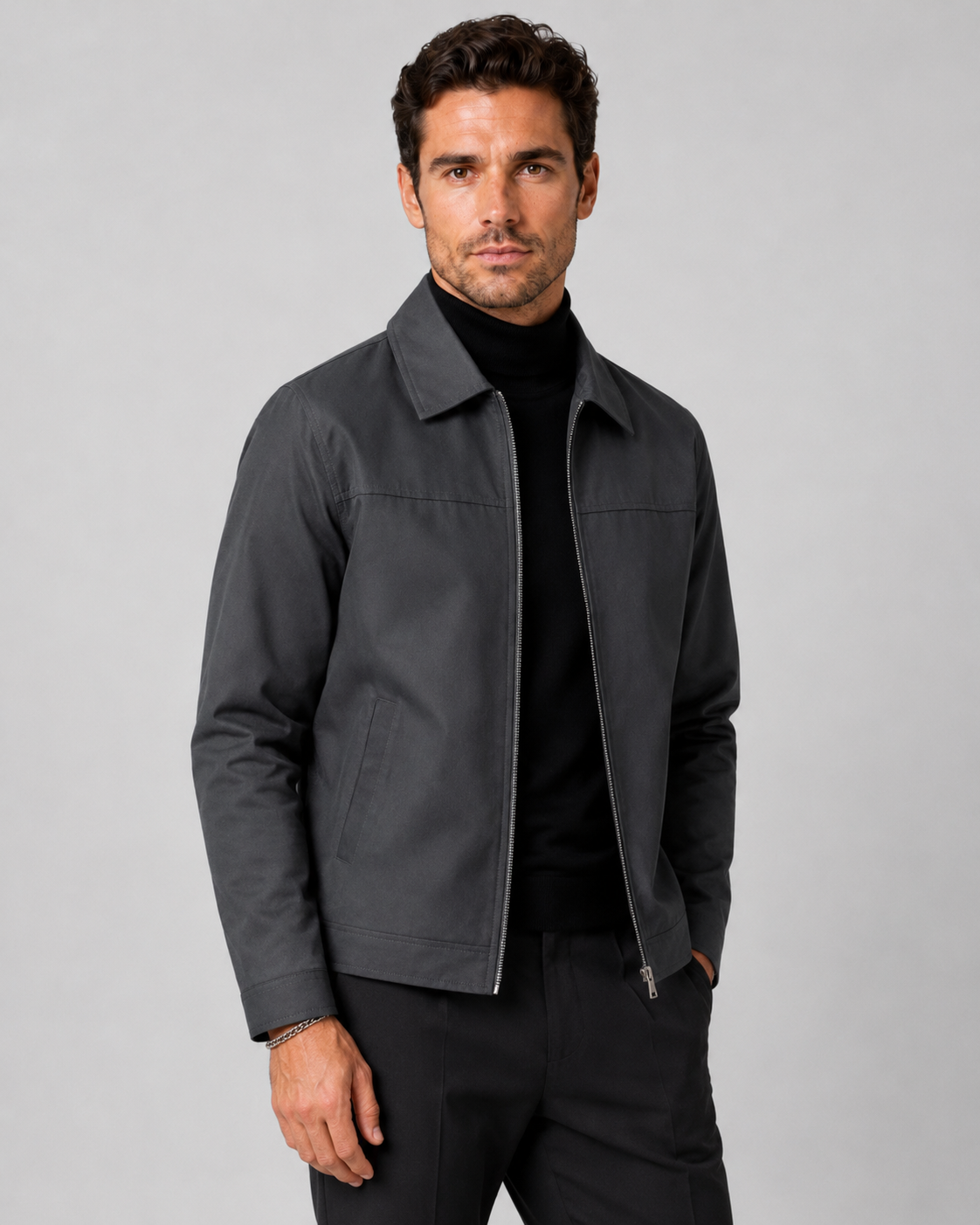 Men's Classic Zip Harrington Jacket