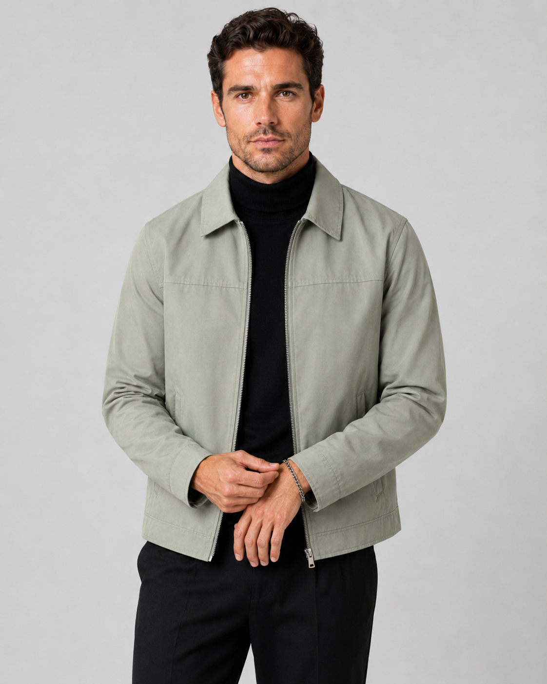 Men's Classic Zip Harrington Jacket