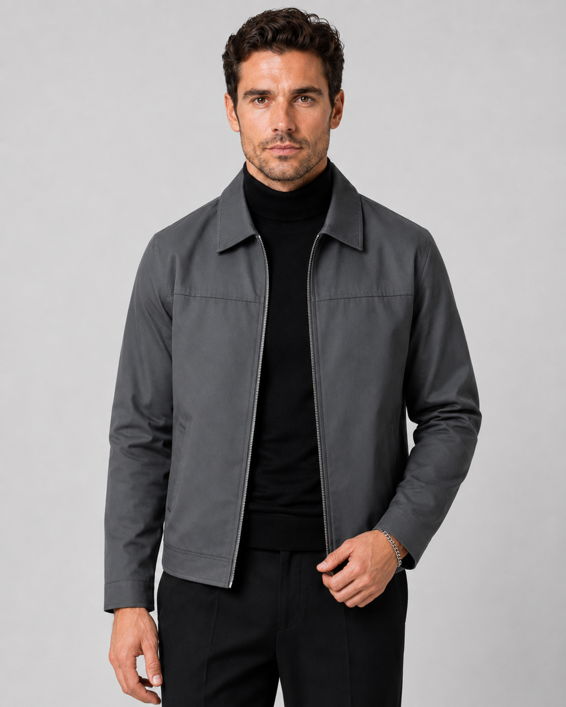 Men's Classic Zip Harrington Jacket