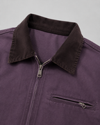 Men's Cotton Canvas Barn Jacket with Corduroy Collar