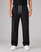 Men's Elastic-Waist Drawstring Pants