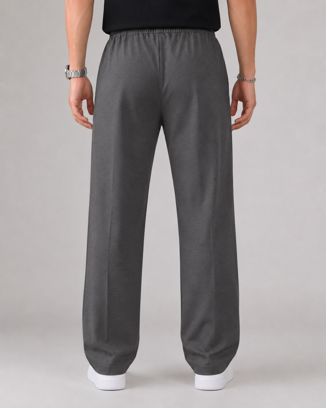 Men's Elastic-Waist Drawstring Pants