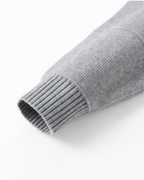 Men's Full-Zip Knit Cardigan - Stand Collar
