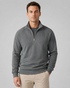 Men's Half-Zip Funnel Neck Sweater - Raglan Sleeve