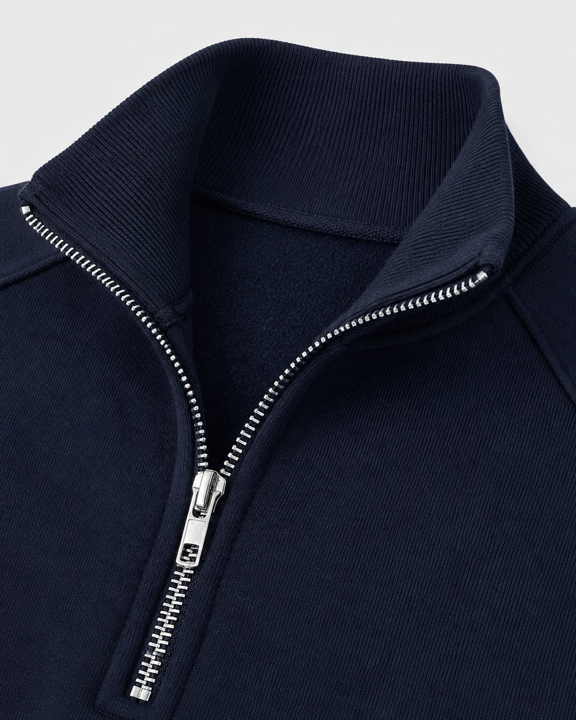 Men's Half-Zip Funnel Neck Sweater - Raglan Sleeve
