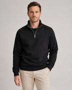 Men's Half-Zip Funnel Neck Sweater - Raglan Sleeve