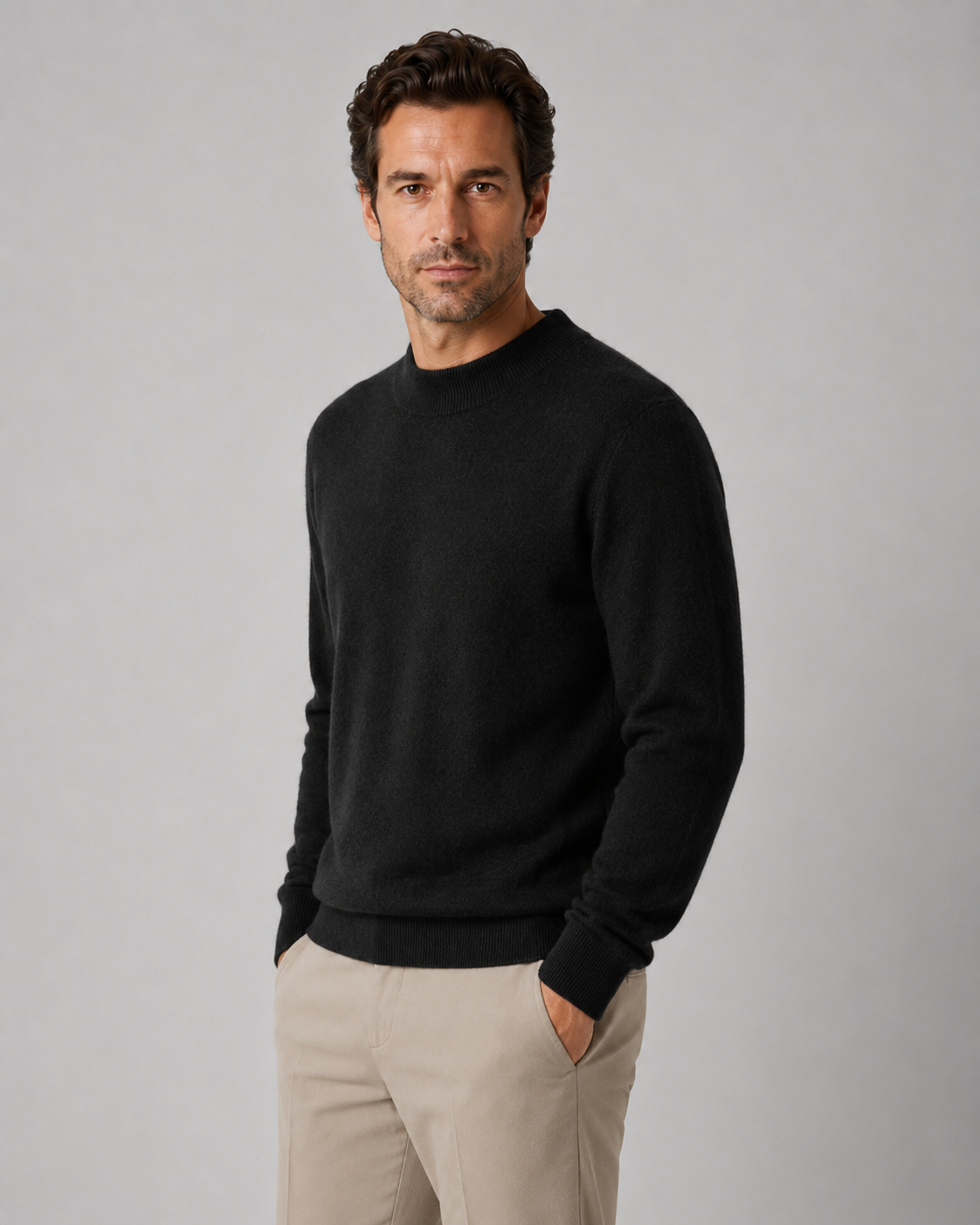 Men's Featherweight Wool Crew Neck Sweater