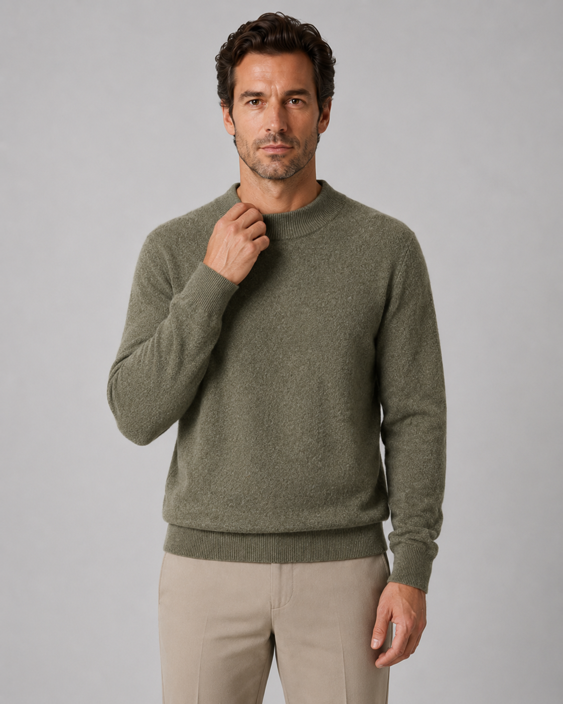 Men's Featherweight Wool Crew Neck Sweater