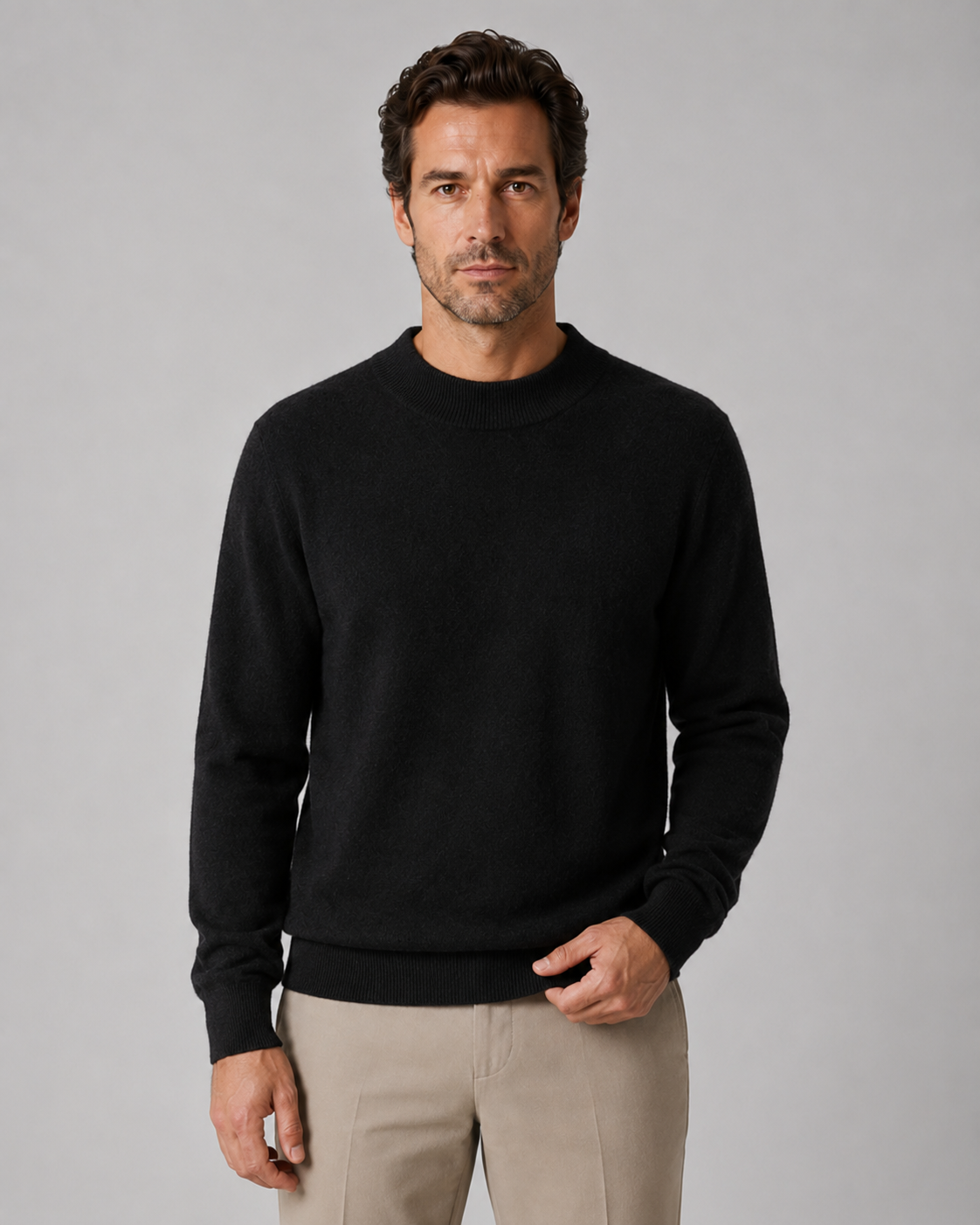 Men's Featherweight Wool Crew Neck Sweater