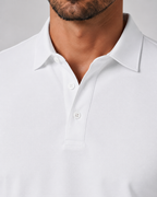 Men's Jersey Long Sleeve Polo Shirt