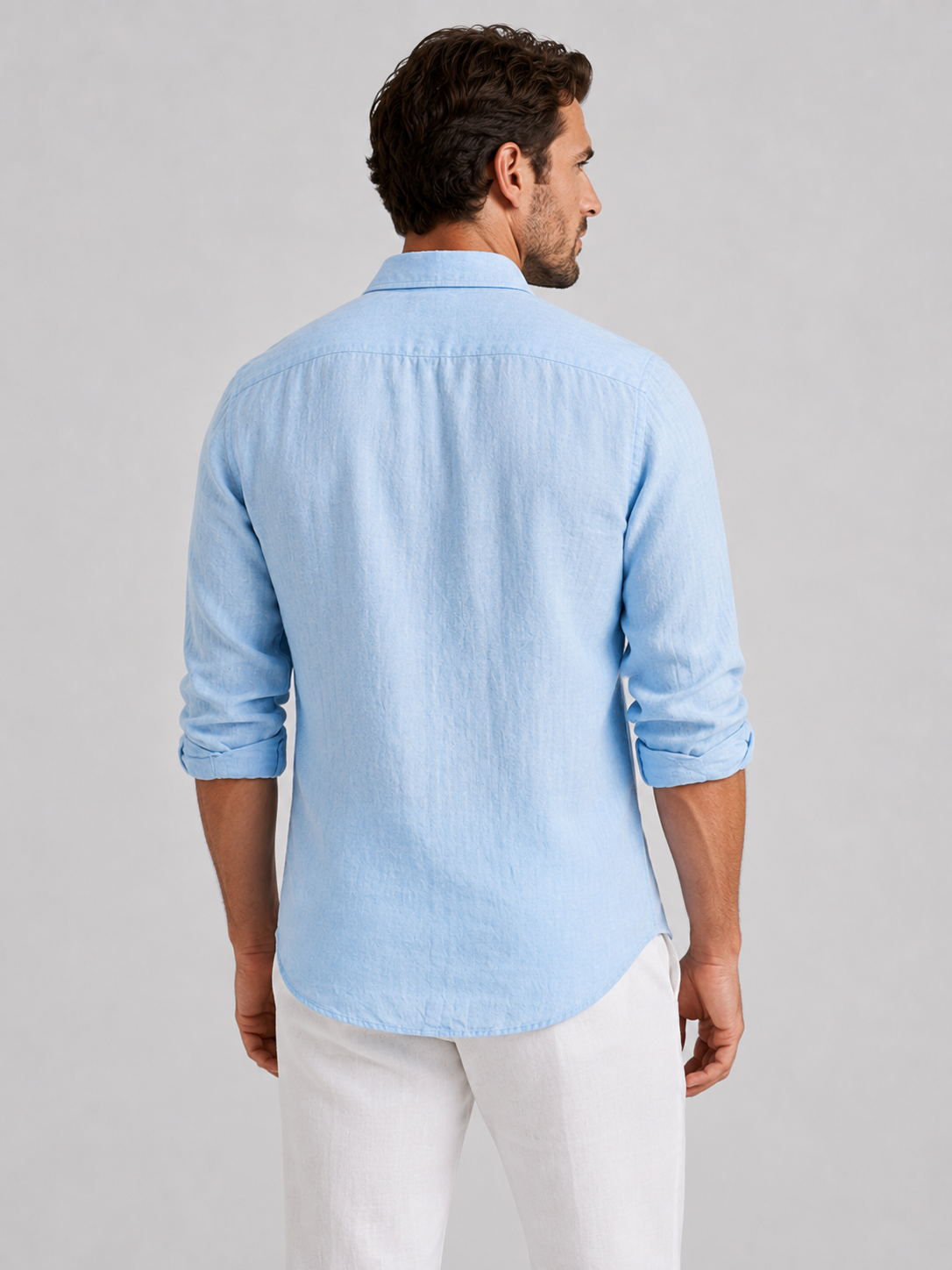 Men's Long-Sleeve Lightweight Casual Shirt
