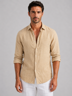 Men's Long-Sleeve Lightweight Casual Shirt