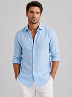 Men's Long-Sleeve Lightweight Casual Shirt