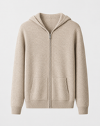 Men's Merino Wool Zip-Up Hoodie