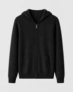 Men's Merino Wool Zip-Up Hoodie