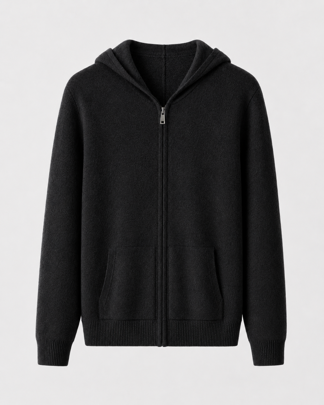 Men's Merino Wool Zip-Up Hoodie
