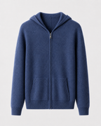 Men's Merino Wool Zip-Up Hoodie
