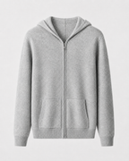Men's Merino Wool Zip-Up Hoodie