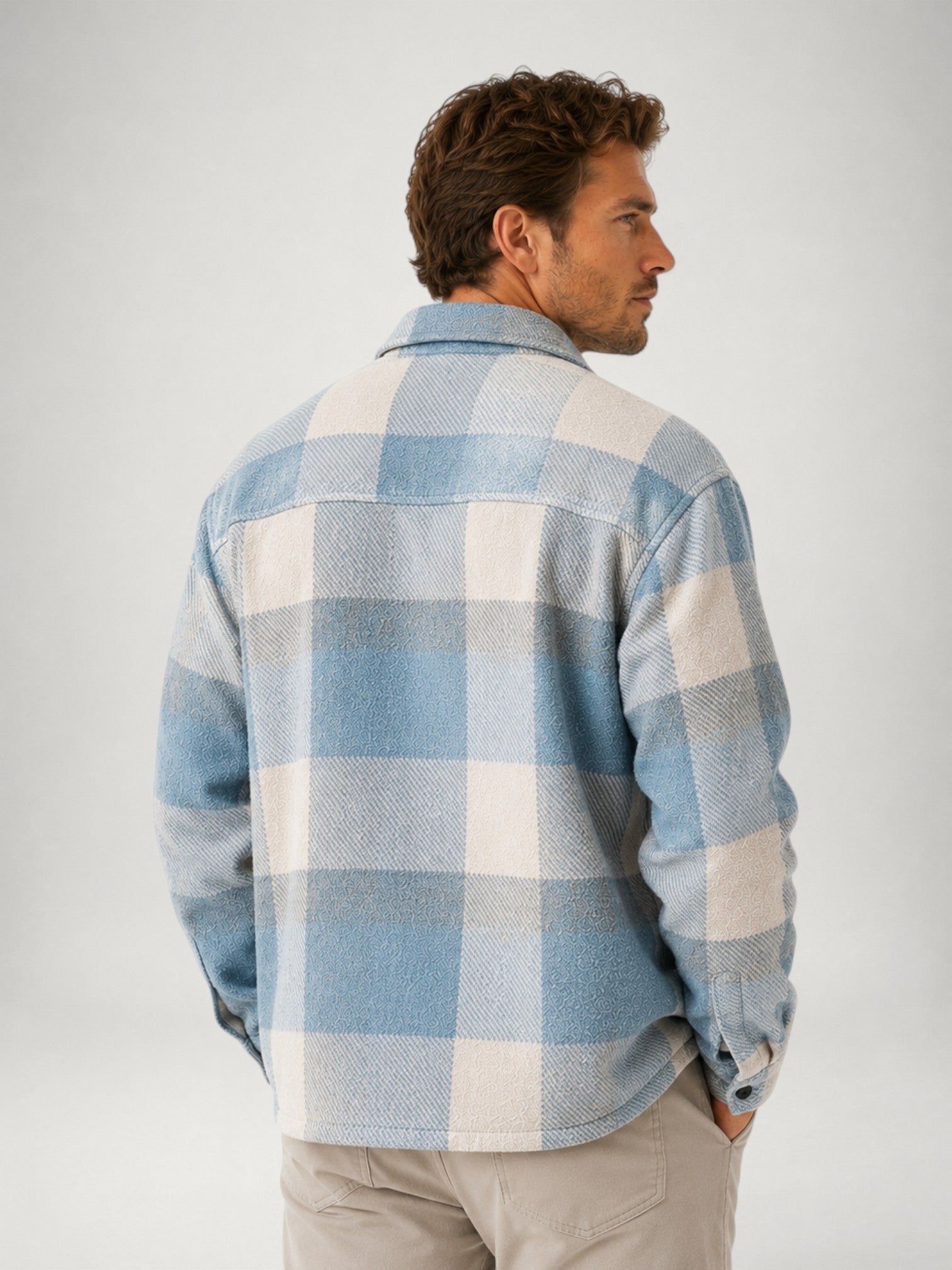 Men's Plaid Flannel Overshirt