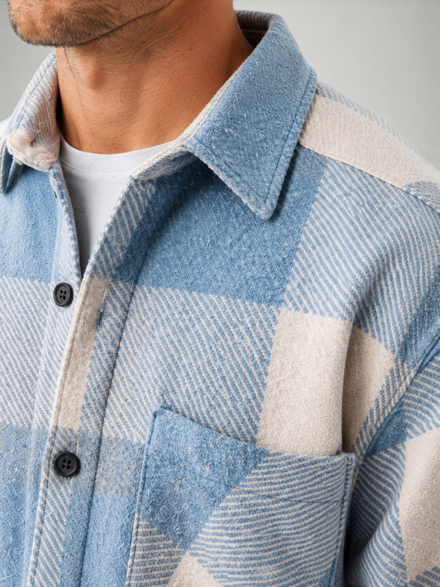 Men's Plaid Flannel Overshirt