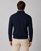 Men's Quarter-Zip Knit Sweater