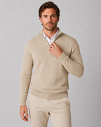 Men's Quarter-Zip Knit Sweater