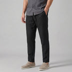 Men's Wide-Leg Linen Trousers