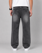 Men's Vintage-Wash Straight-Leg Jeans