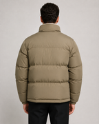 Men's Reversible Sherpa-Lined Puffer Jacket