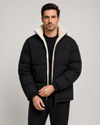 Men's Reversible Sherpa-Lined Puffer Jacket