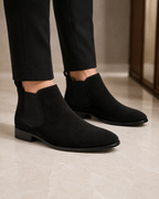 Men's Suede Chelsea Boots