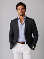 Men's Tailored Fit Knit Blazer - Smart Casual