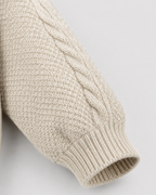 Women's Cable-Knit Button-Front Cardigan