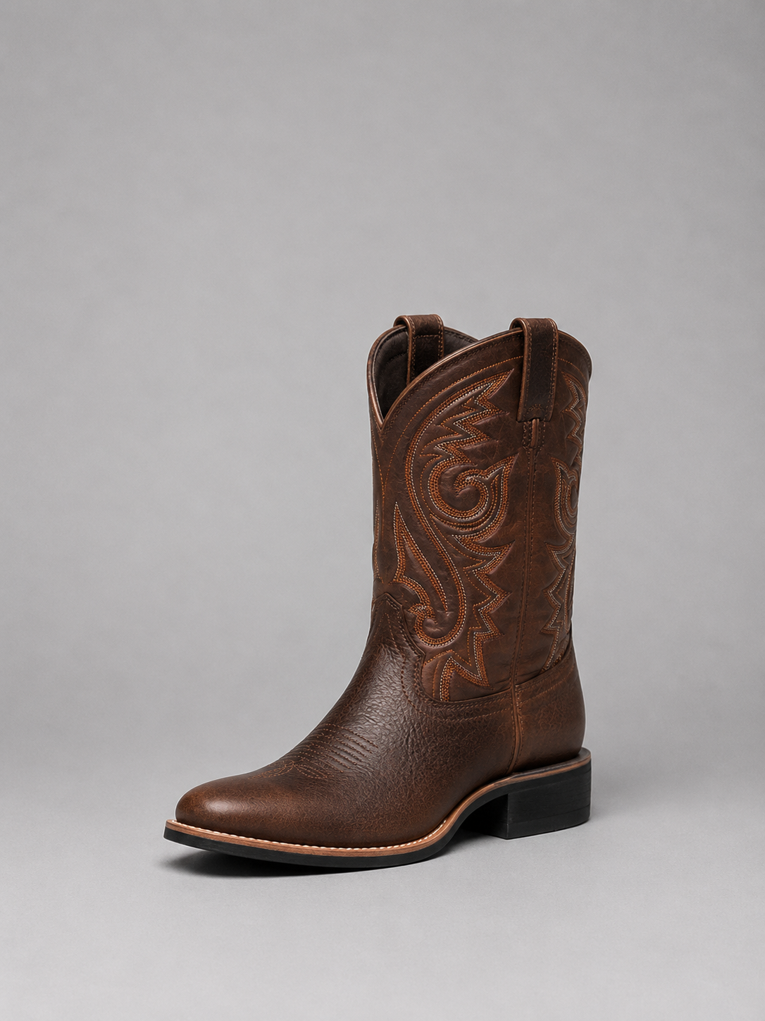 Women's Embroidered Leather Cowboy Boots