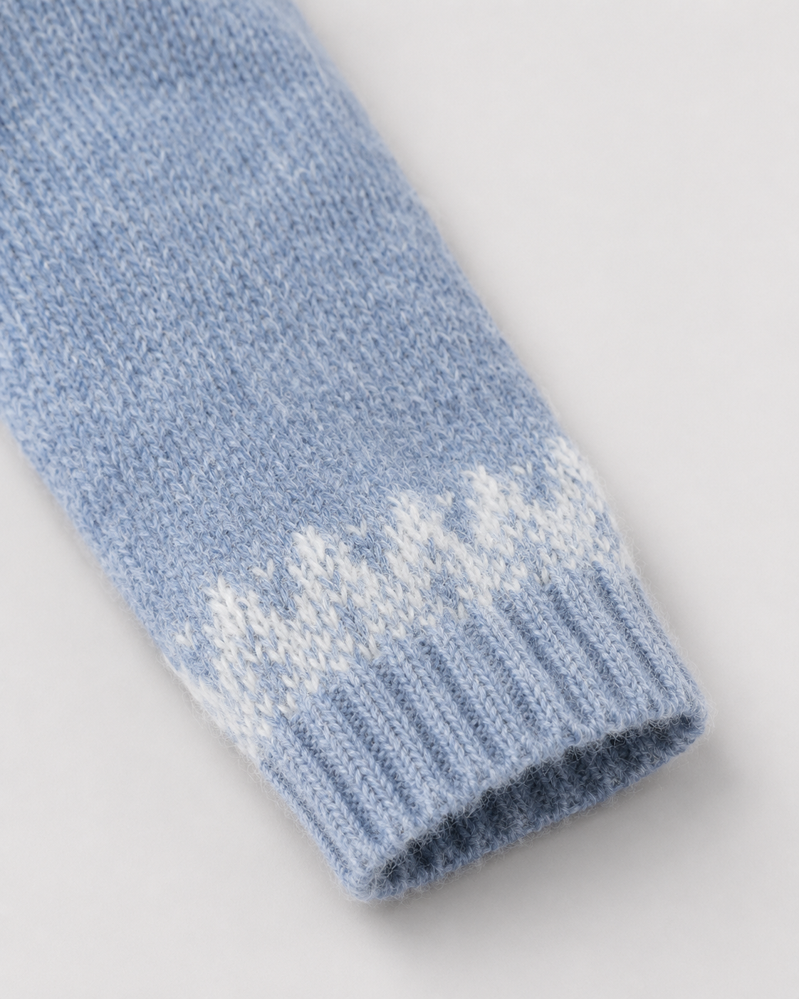 Women's Brushed Wool Fair Isle Yoke Sweater