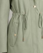 Women's Fleece-Lined Fur Hooded Parka