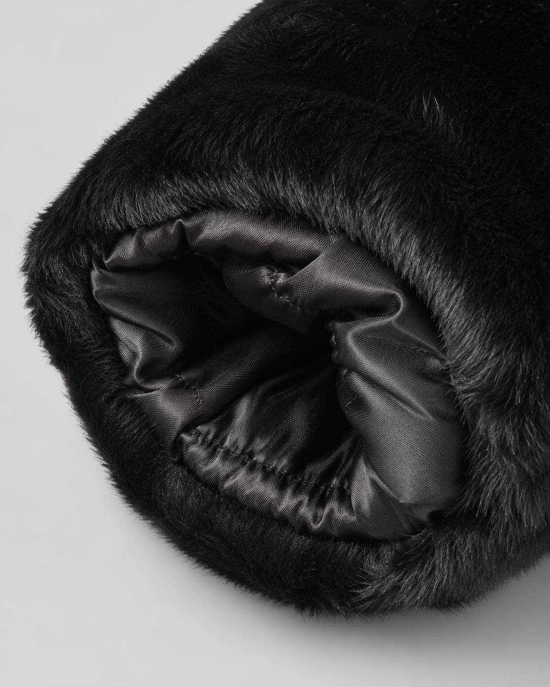 Women's Fluffy Faux Fur Hooded Jacket Full Zip