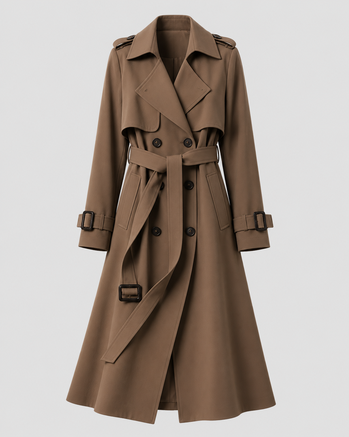 Women's Long Belted Heritage Trench Coat