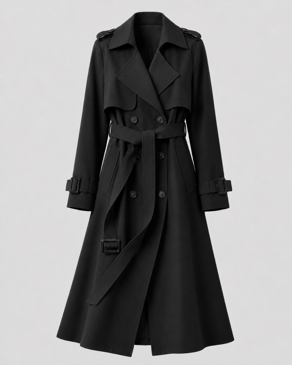 Women's Long Belted Heritage Trench Coat