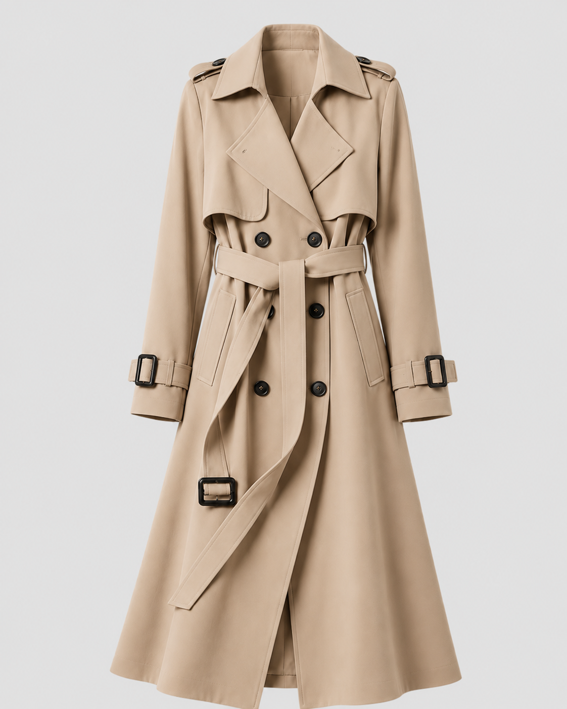 Women's Long Belted Heritage Trench Coat