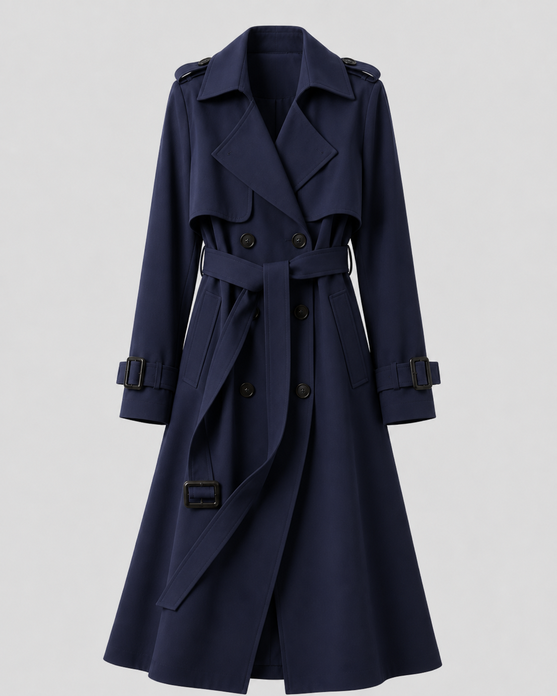 Women's Long Belted Heritage Trench Coat