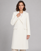 Women's Long Double-Breasted Tailored Winter Coat