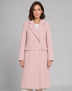 Women's Long Double-Breasted Tailored Winter Coat