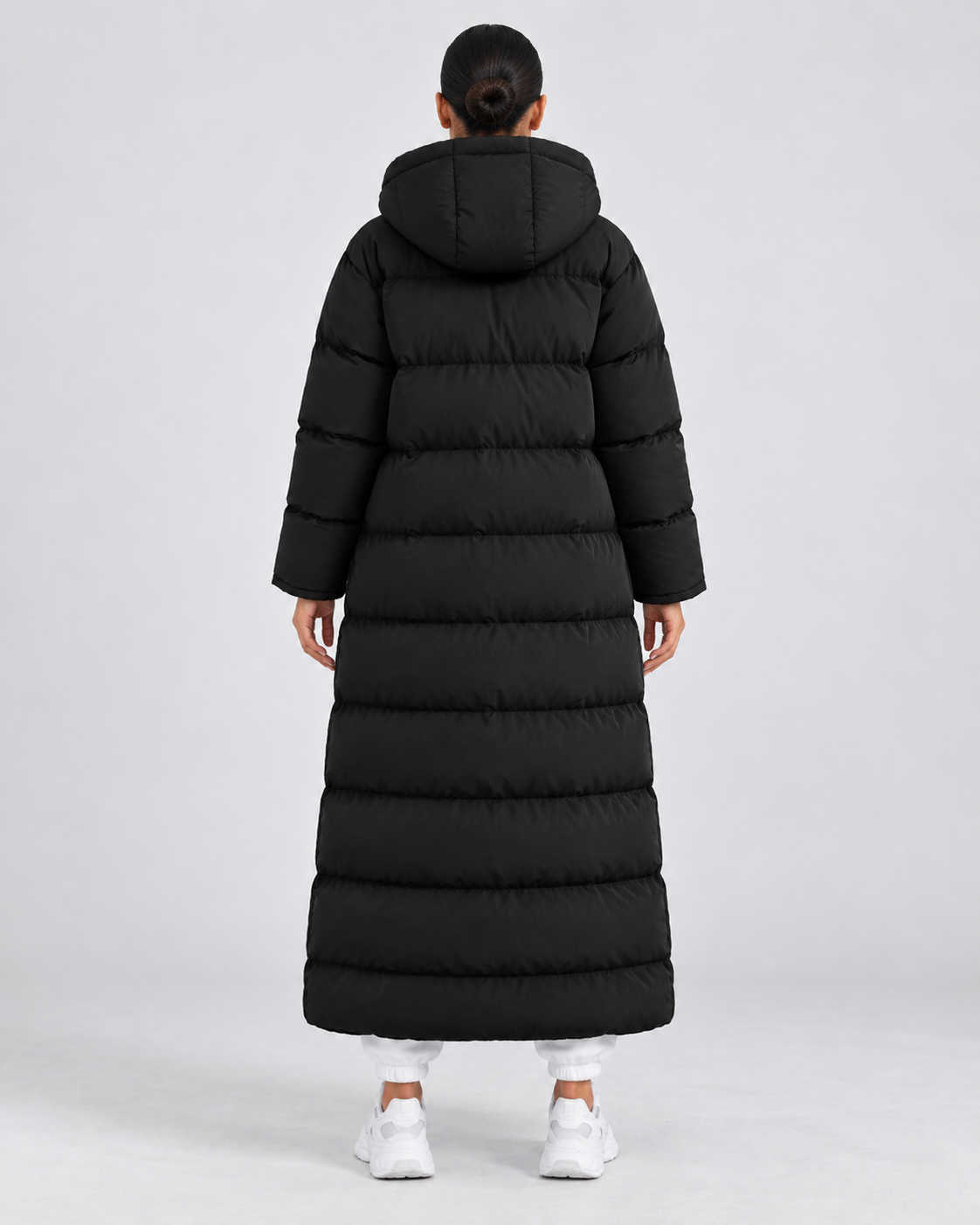 Women's Maxi Puffer Coat Plush Lined Hooded Full Zip