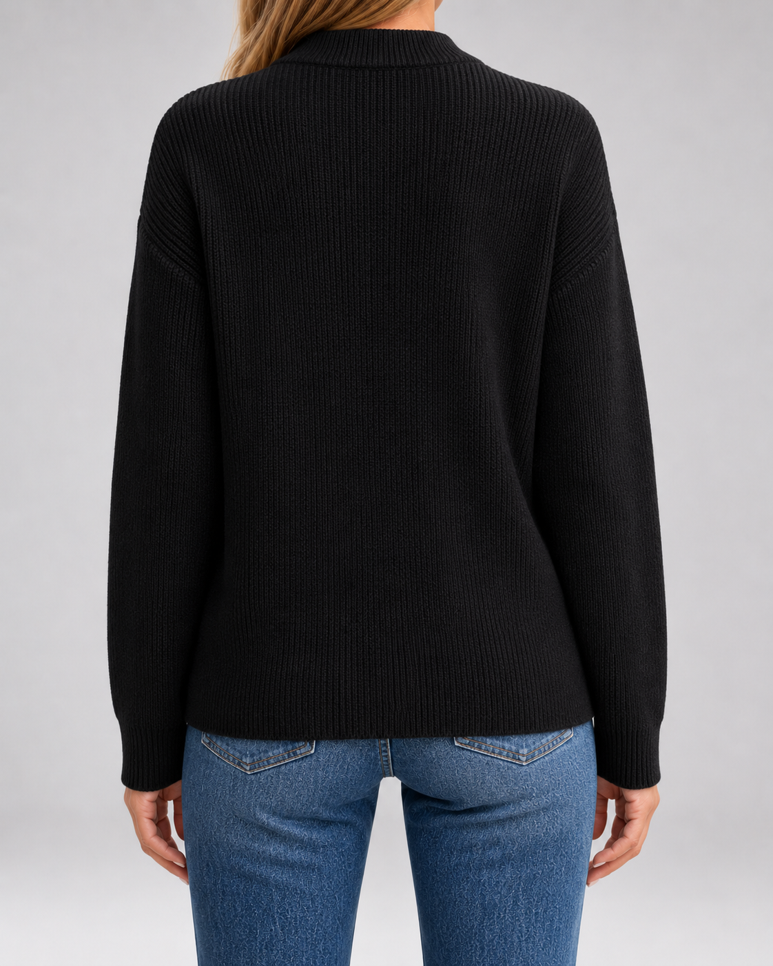 Women's Open-Front Knit Cardigan with Pockets