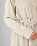 Women's Oversized Longline Drawstring Shirt