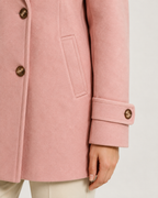 Women's Short Notch-Lapel Double-Breasted Coat