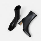 Women's Square-Toe Block Heel Ankle Boots